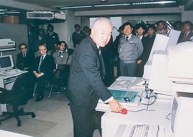 CADシステム点灯式