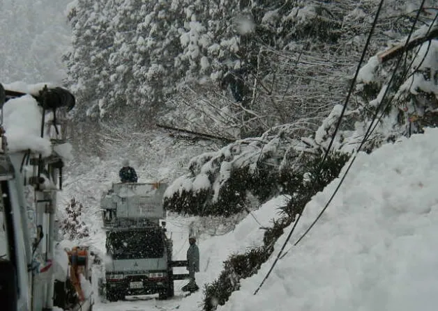 雪害復旧作業
