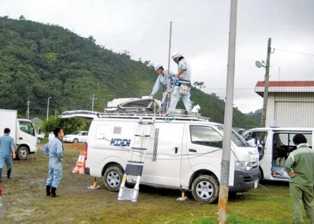 奄美大島豪雨災害復旧作業