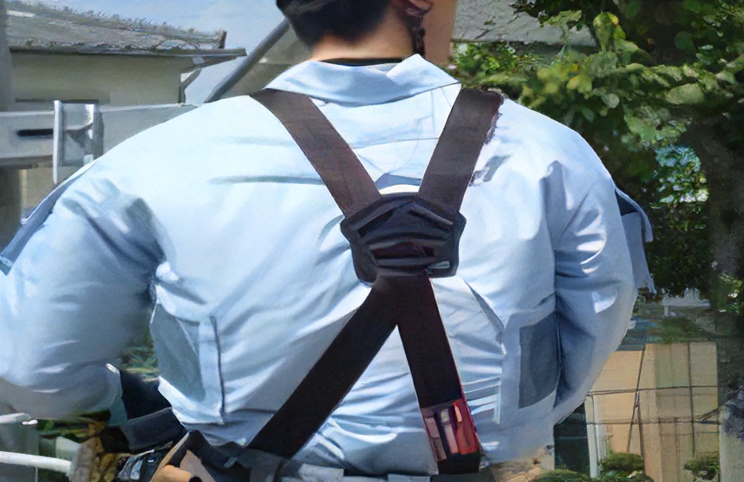 フルハーネス対応の空調服