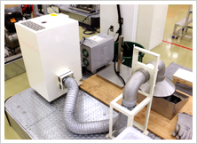 アーク溶接（溶接ヒュームのリスク）体験設備2